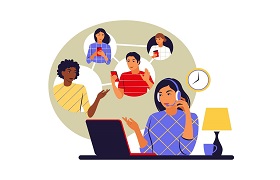 Chat interactivo de RadioBlue para escuchar musica y conocer amigos